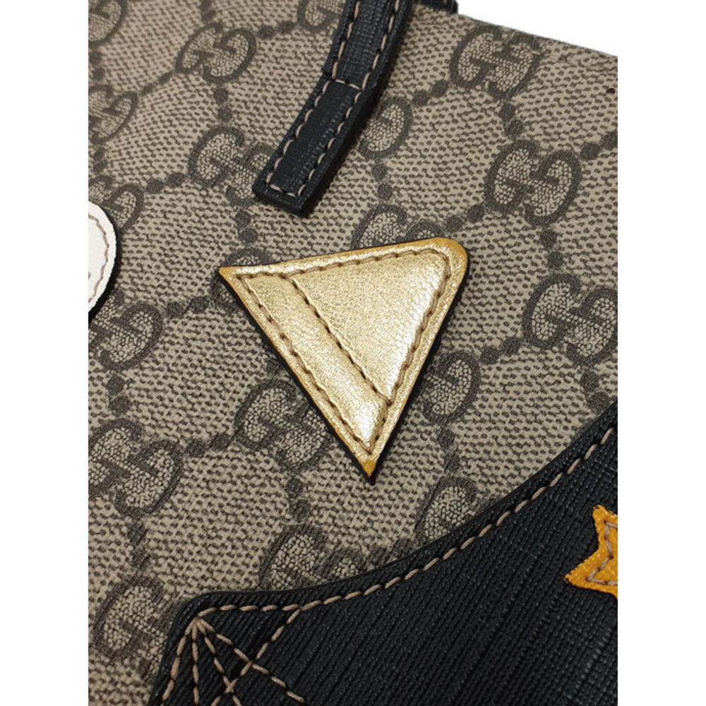GUCCI GG Supreme Bat Tote Bag Handbag Brown - Picture 7 of 9